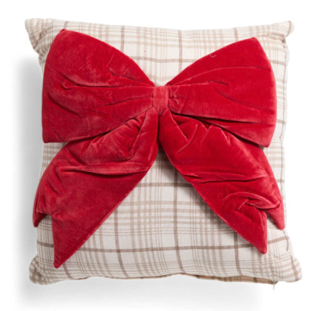 Bow pillow