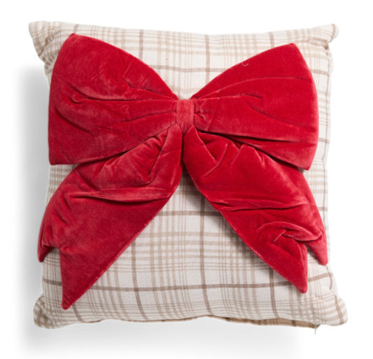 Bow pillow